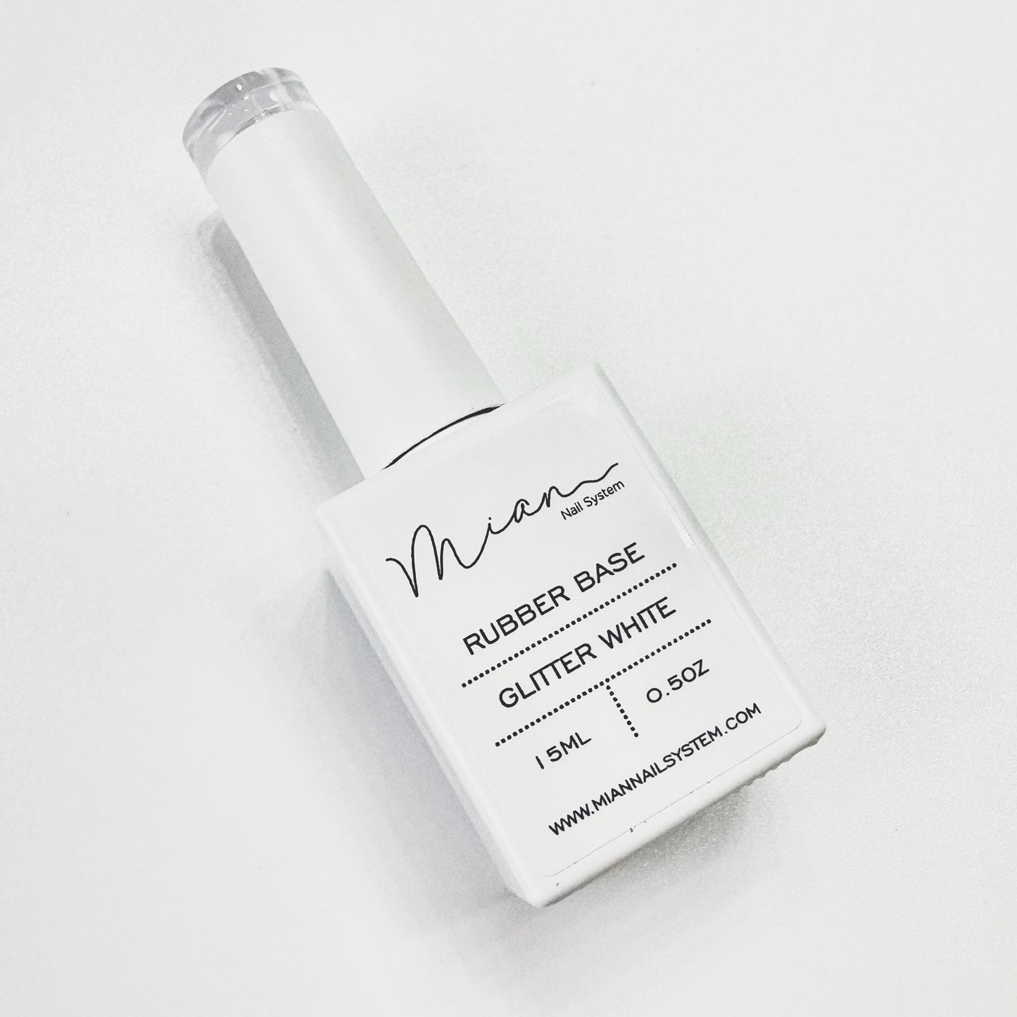 Rubber Base Glitter White
